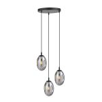 Emibig Lampa Wisząca Astral Stal Czarny | Nadaje Się Do 3x E14 - Max 10W