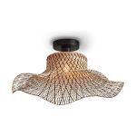 Good&Mojo Lampa sufitowa Ibiza Bambus Czarny S | Nadaje Się Do 1x E27 