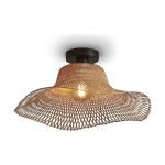 Good&Mojo Lampa sufitowa Ibiza Bambus Brązowy S | Nadaje Się Do 1x E27 