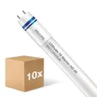 Opakowanie 10x Philips Rura LED T8 MASTER (HF) High Output 8W 1050lm - 840 Zimna Biel | 60cm - Zamienne 18W
